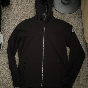 Hollister Black Hooded Softshell Jacket
